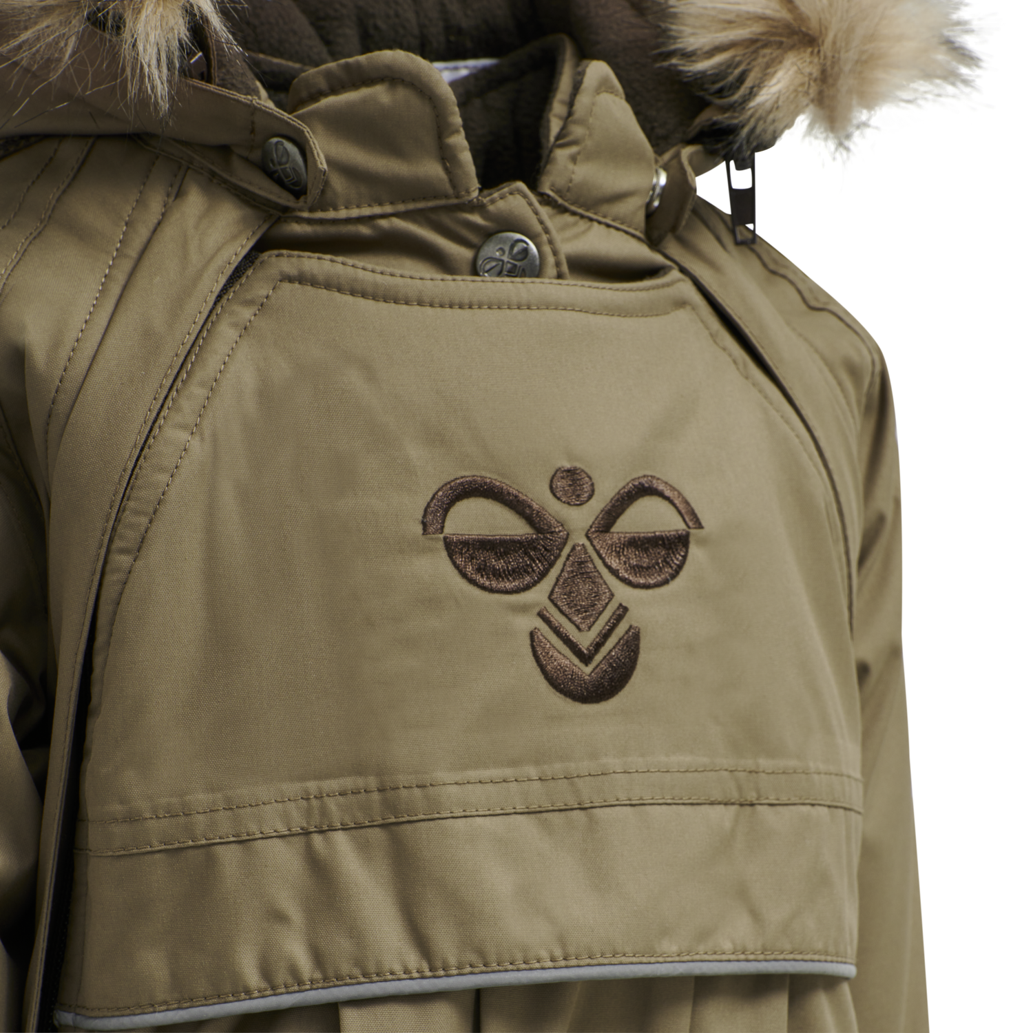 hmlMOON SNOWSUIT, CHOCOLATE CHIP, packshot