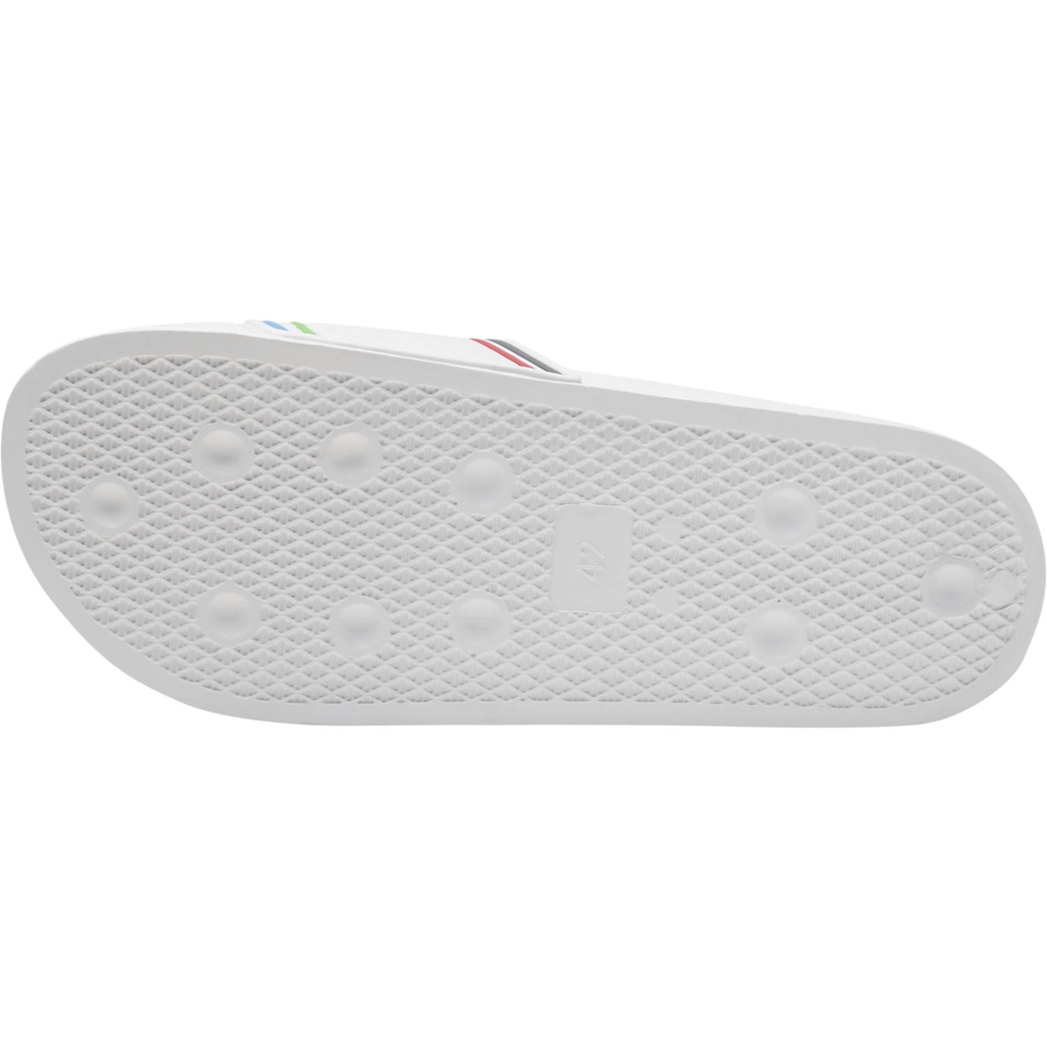 POOL SLIDE RETRO, WHITE/MULTICOLOR, packshot