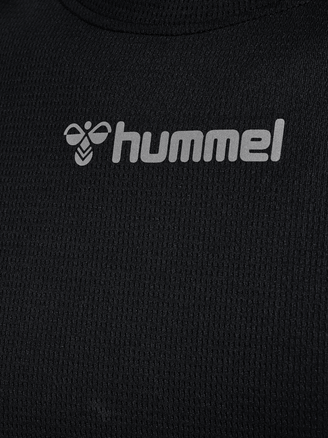 hmlRUN SINGLET S/L, BLACK, packshot