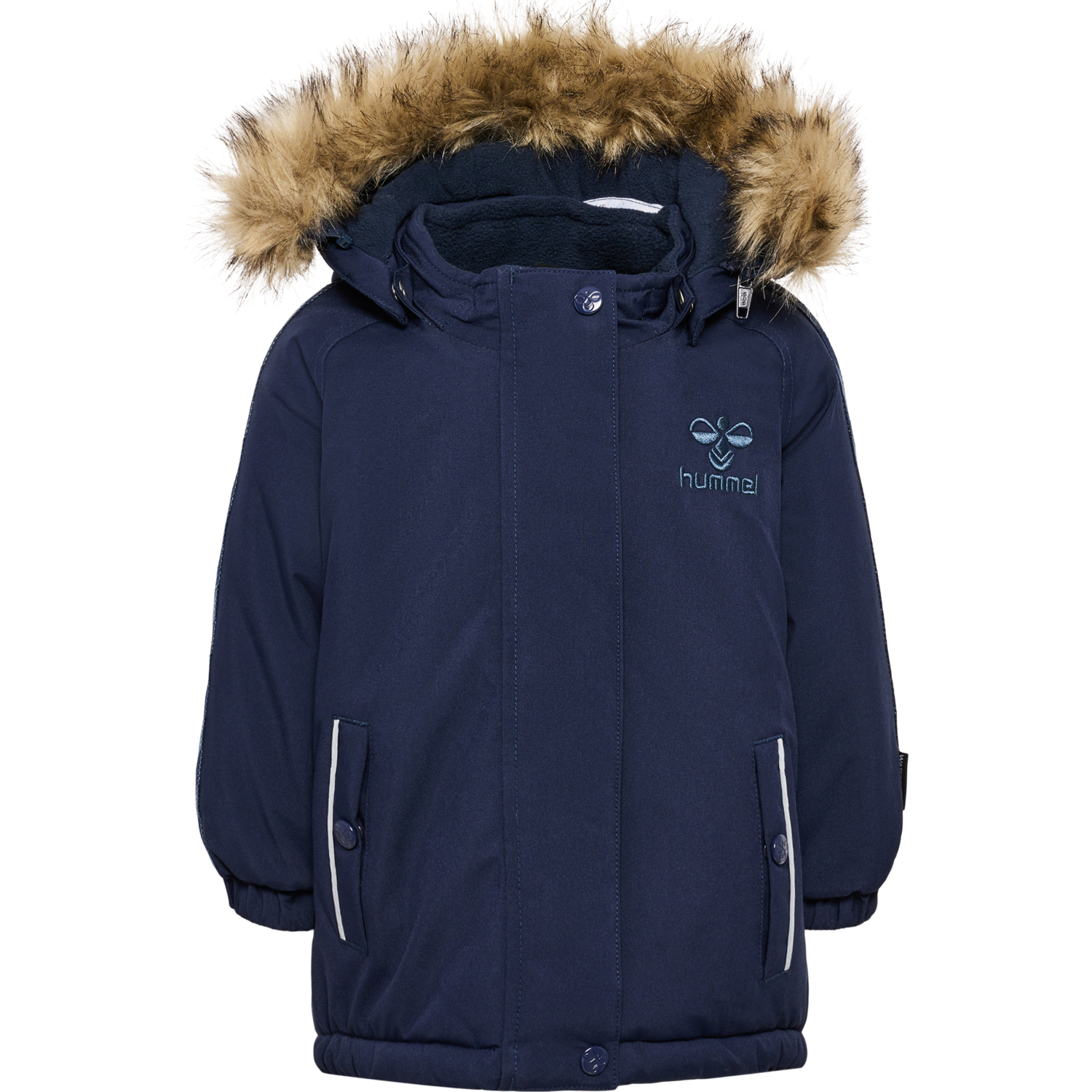 hmlCANYON TEX JACKET, BLACK IRIS, packshot