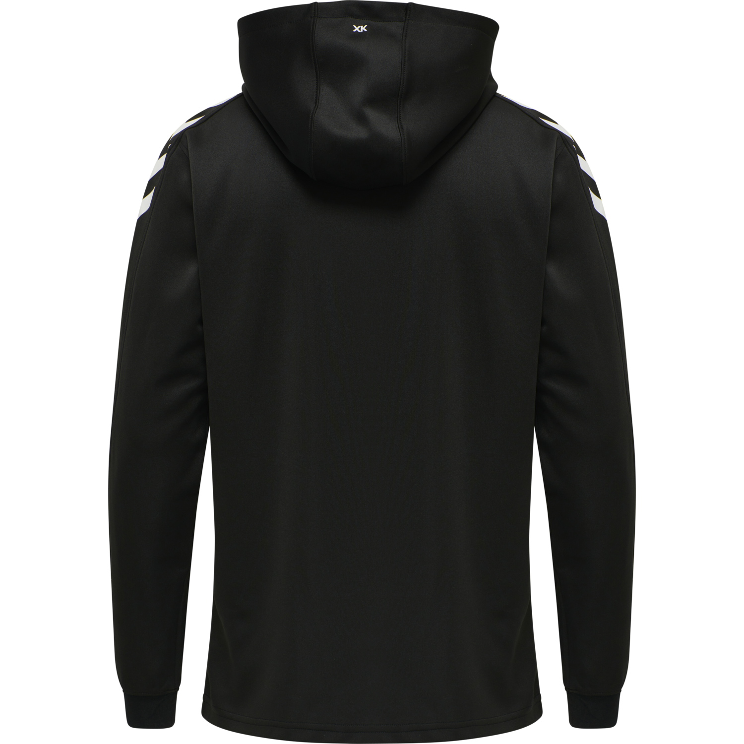 hmlCORE XK POLY SWEAT HOODIE, BLACK, packshot