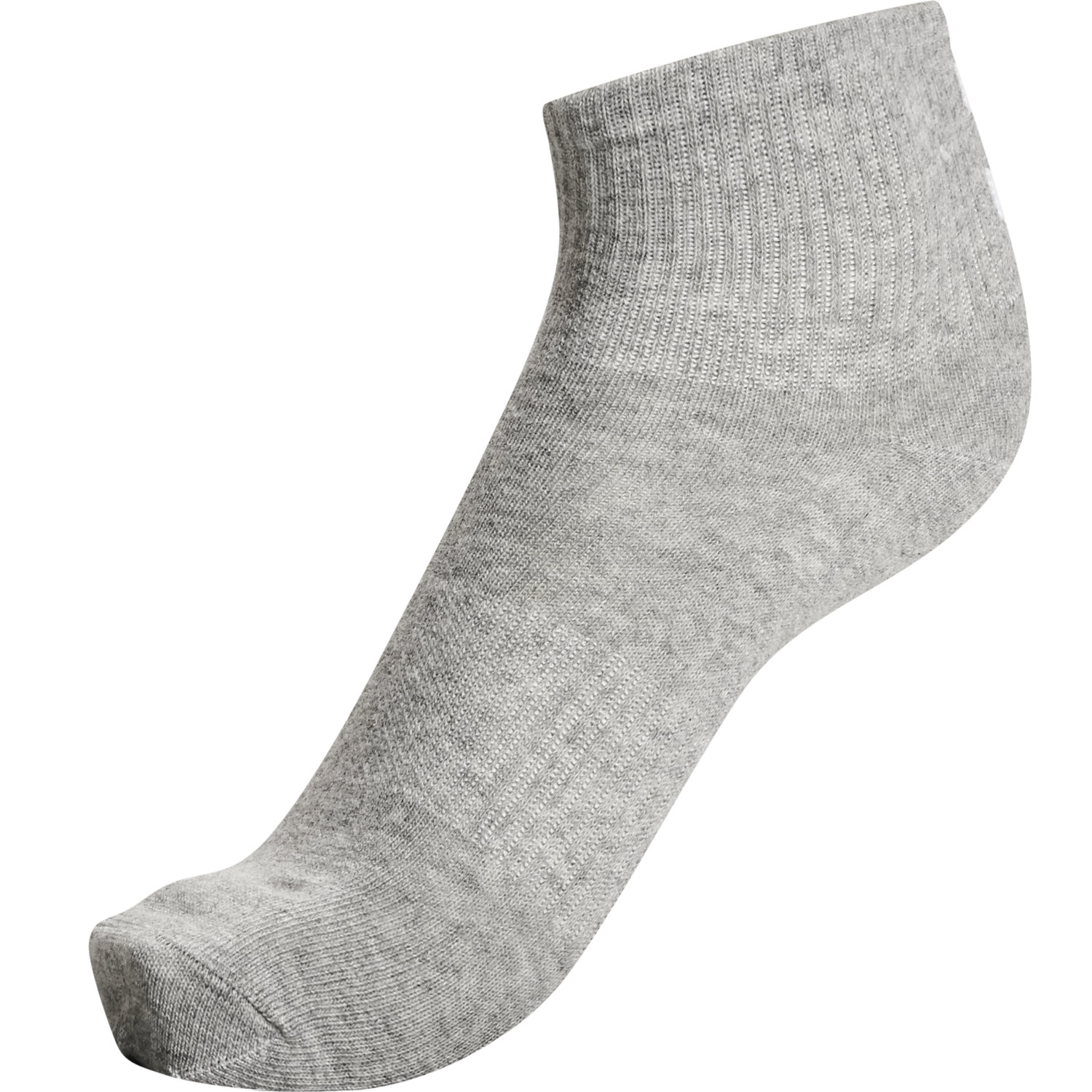 hmlCHEVRON 6-PACK  MID CUT SOCKS, BLACK/WHITE/GREY, packshot