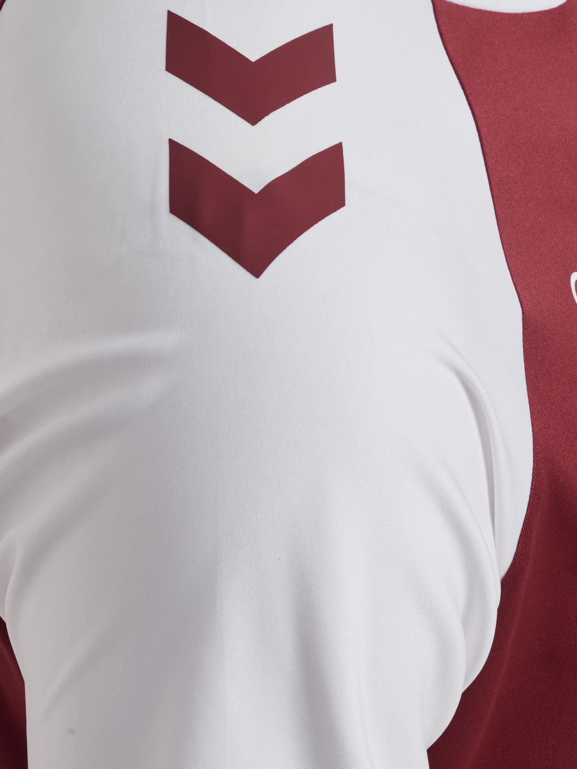 hmlMATCH LEAGUE JERSEY S/S, MAROON/WHITE, packshot