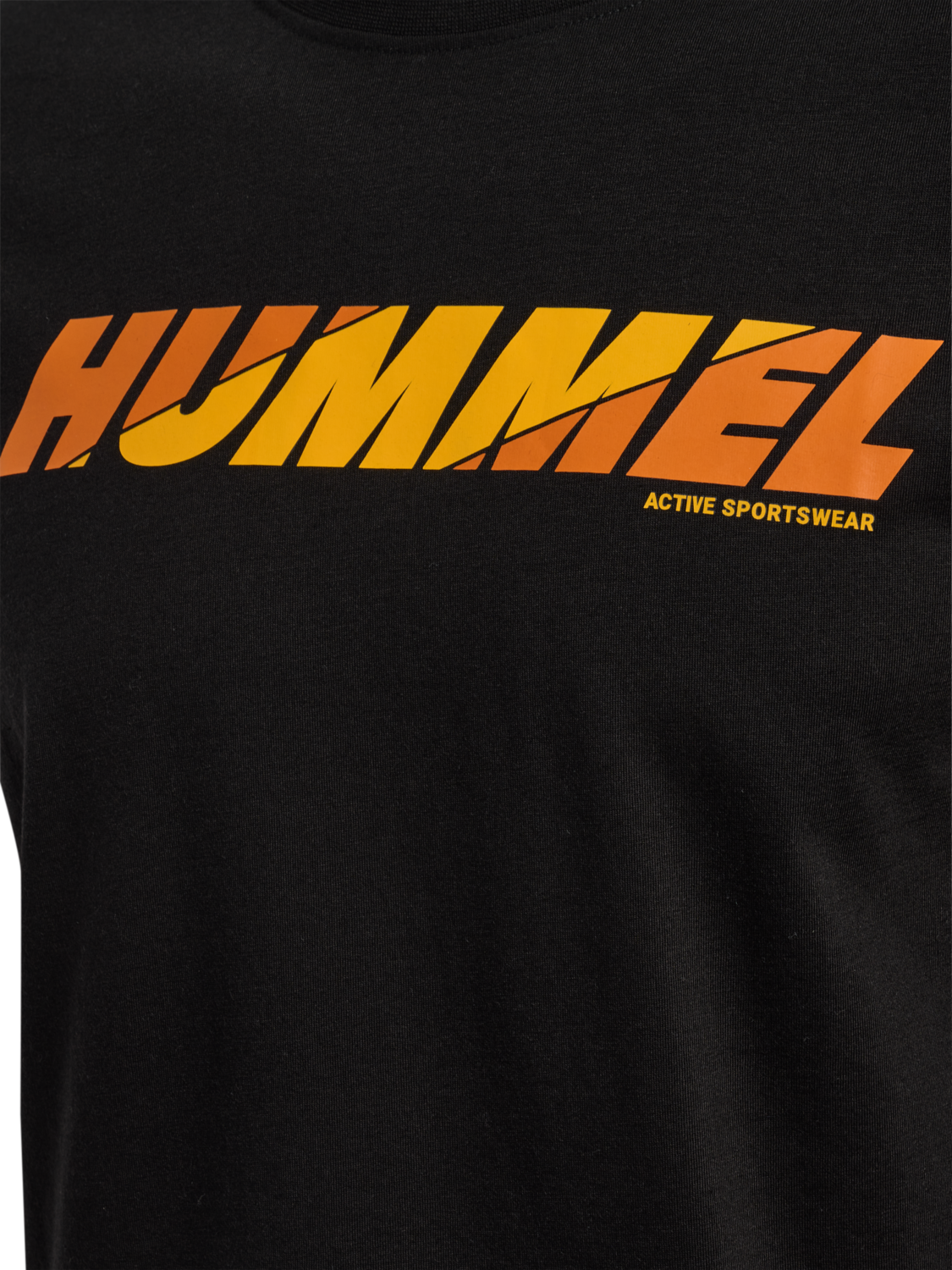 hmlGRAPHIC BOLD LOGO TEE, BLACK, packshot