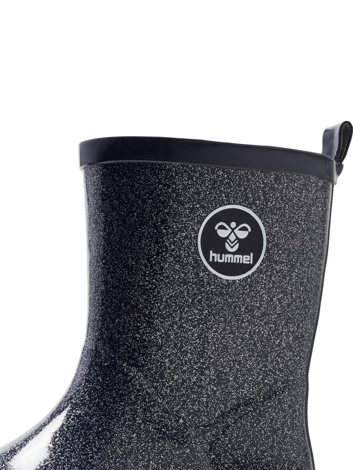 RUBBER BOOT GLITTER JR, BLACK IRIS, packshot