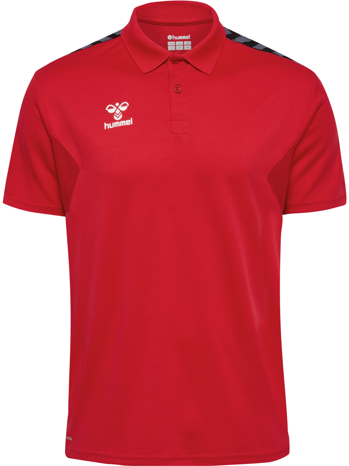 hmlAUTHENTIC FUNCTIONAL POLO, TRUE RED, packshot