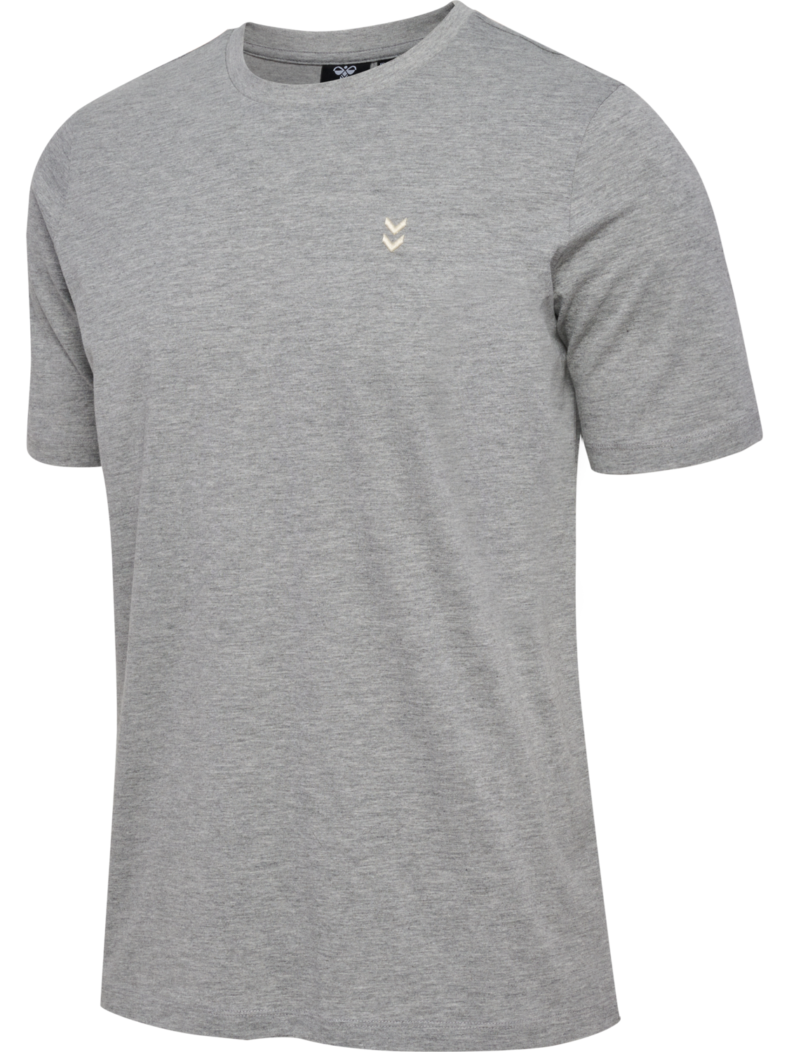 hmlPULSE T-SHIRT, GREY MELANGE, packshot