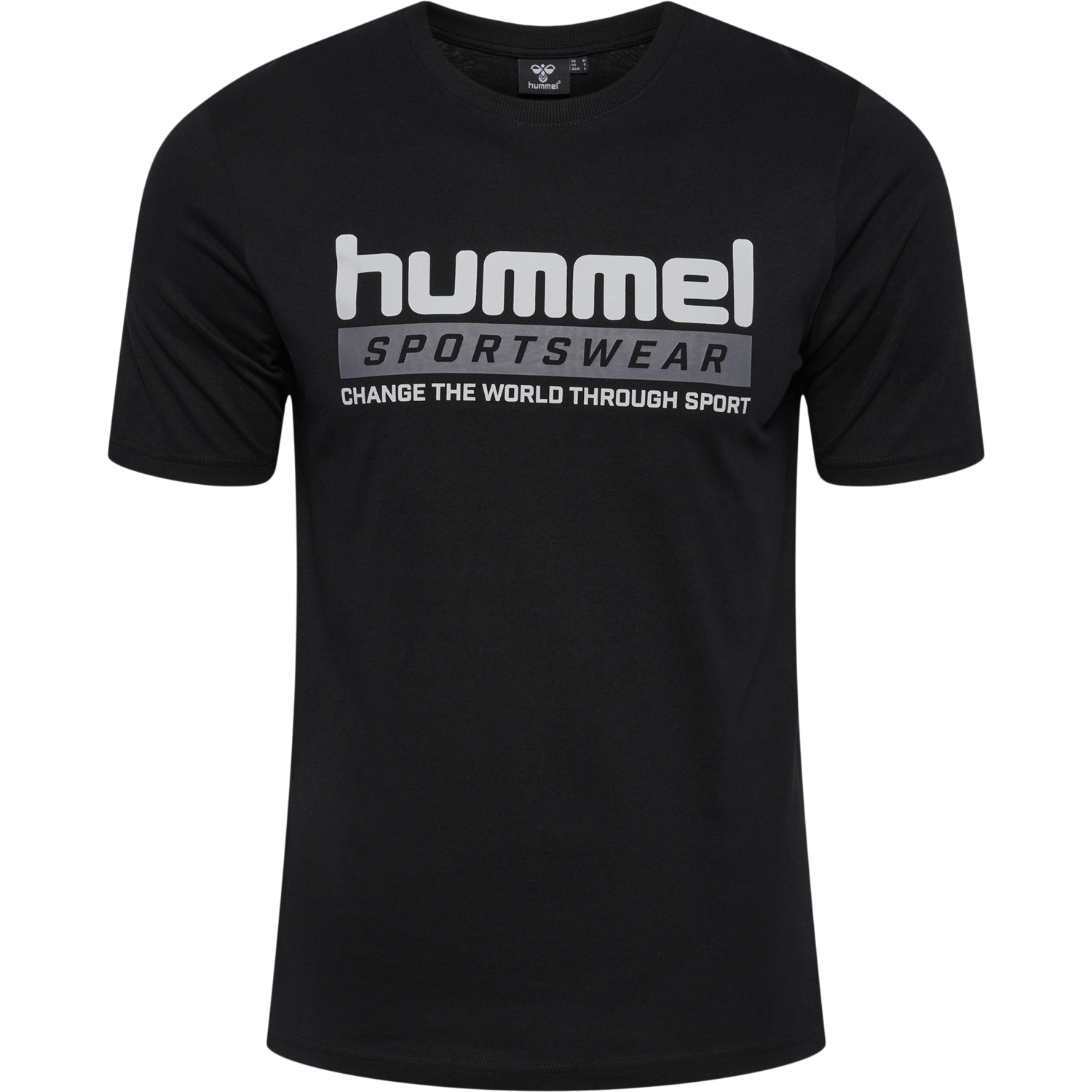 hmlLGC CARSON T-SHIRT, BLACK, packshot