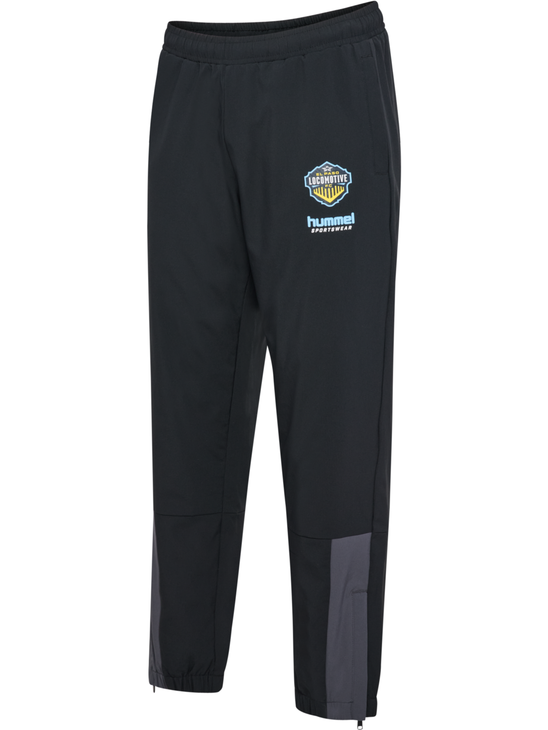 hmlLOOSE TRACK PANTS SW EL PASO, BLACK, packshot