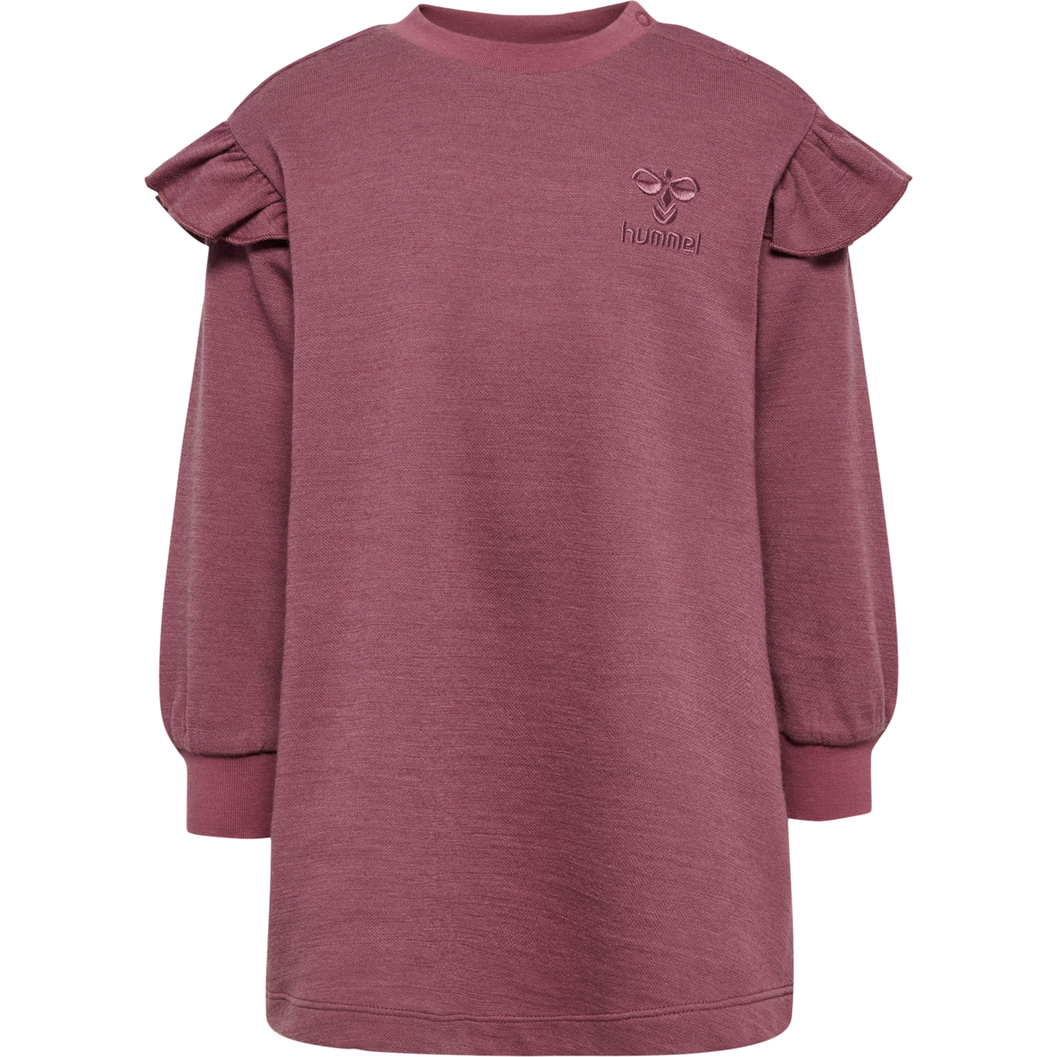 hmlWULBATO DRESS LS, ROSE BROWN, packshot