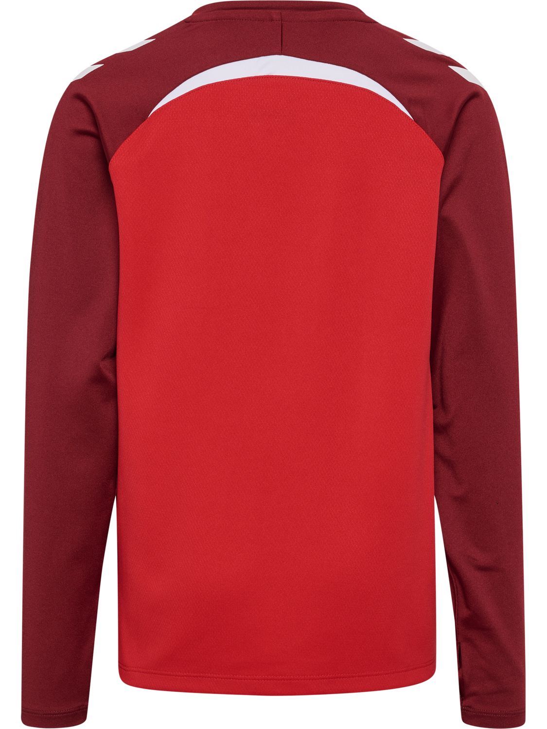 hmlLEAD 2.0 CREW SWEAT KIDS, TRUE RED/MAROON, packshot