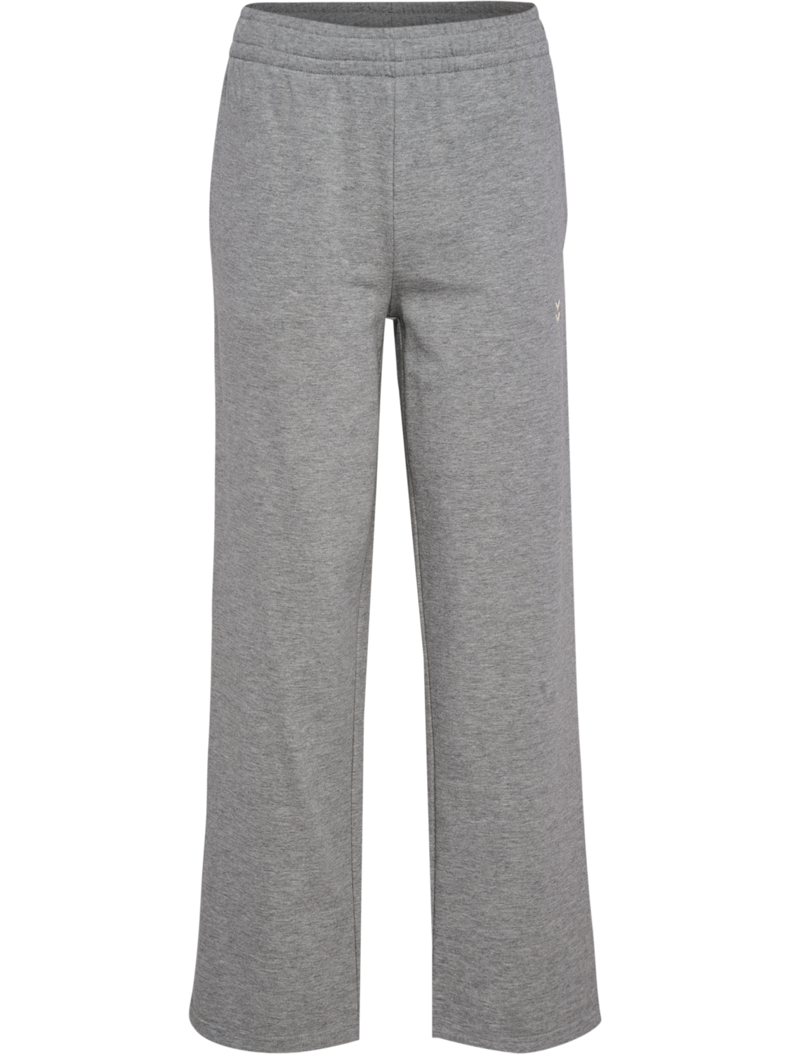 hmlPULSE WIDE W SWEAT PANTS, GREY MELANGE, packshot