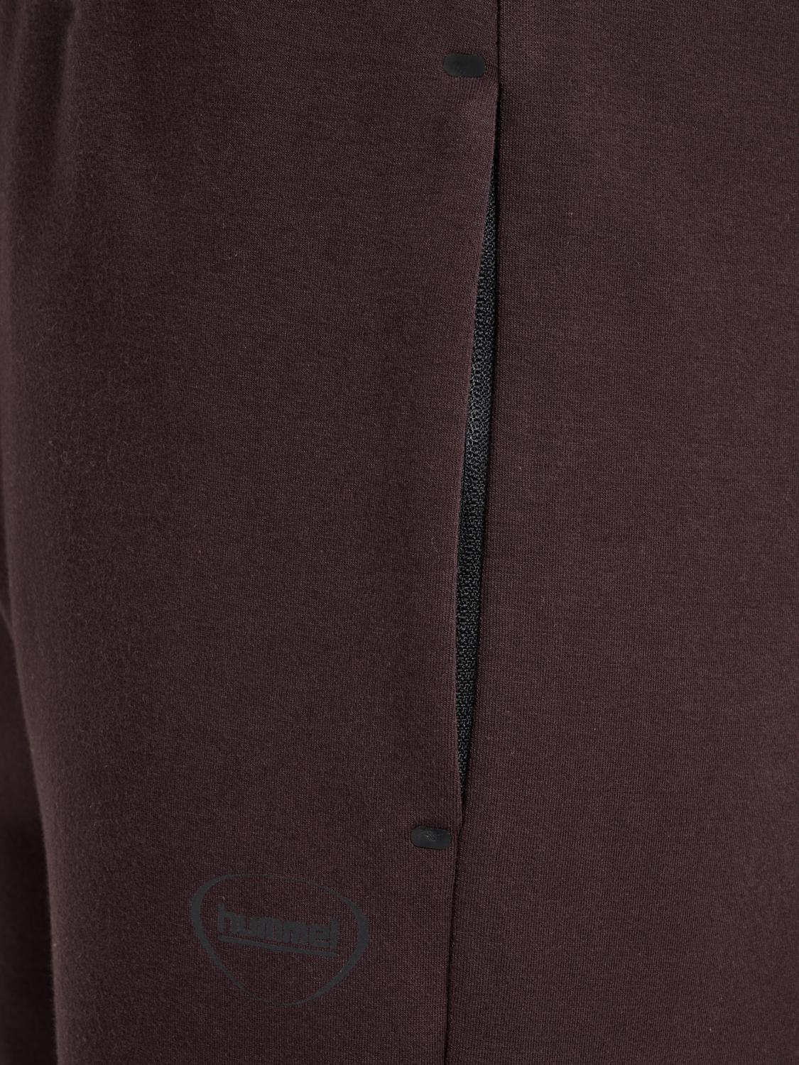 hmlTECH FLEECE REGULAR PANTS, CHOCOLATE PLUM, packshot