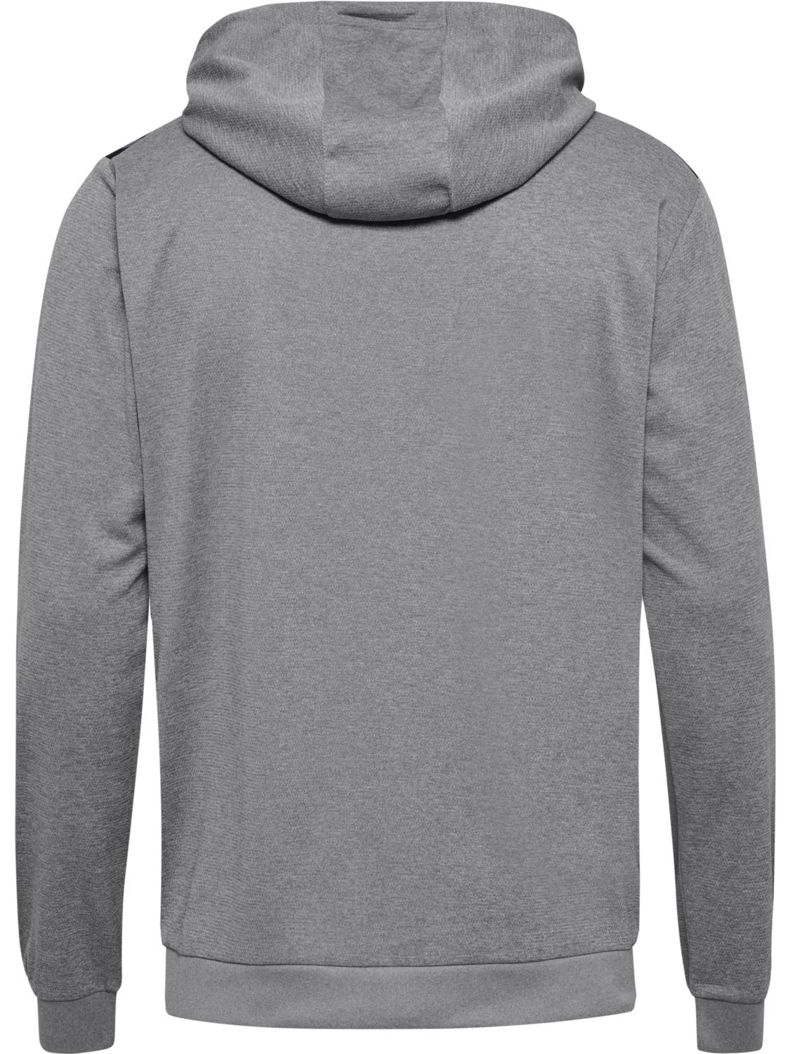 hmlAUTHENTIC PL ZIP HOODIE, GREY MELANGE, packshot