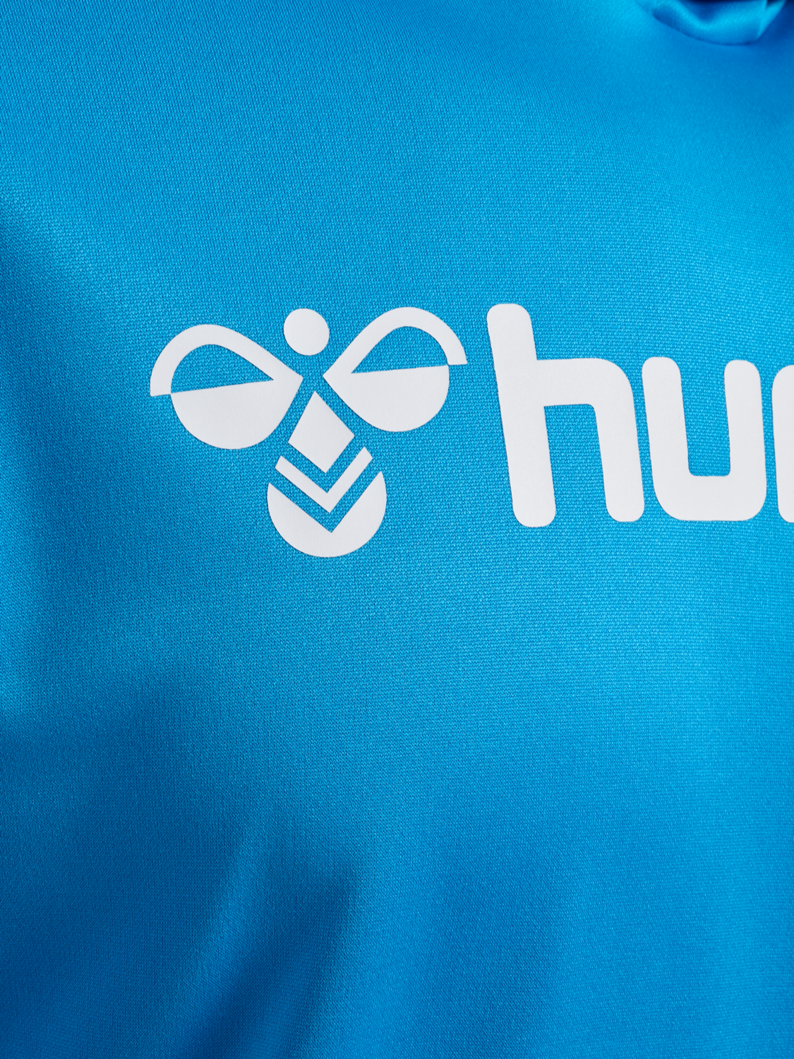 hmlLOGO HOODIE, DIVA BLUE, packshot