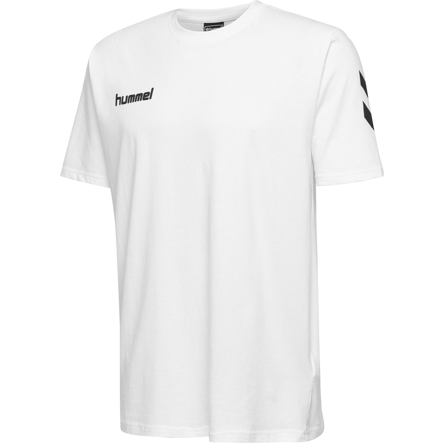 HUMMEL GO COTTON T-SHIRT S/S, WHITE, packshot