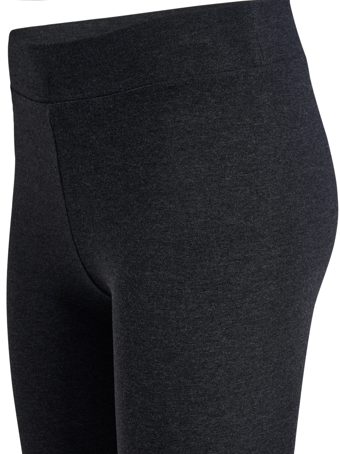 hmlPULSE LOGO MW TIGHTS, BLACK MELANGE, packshot