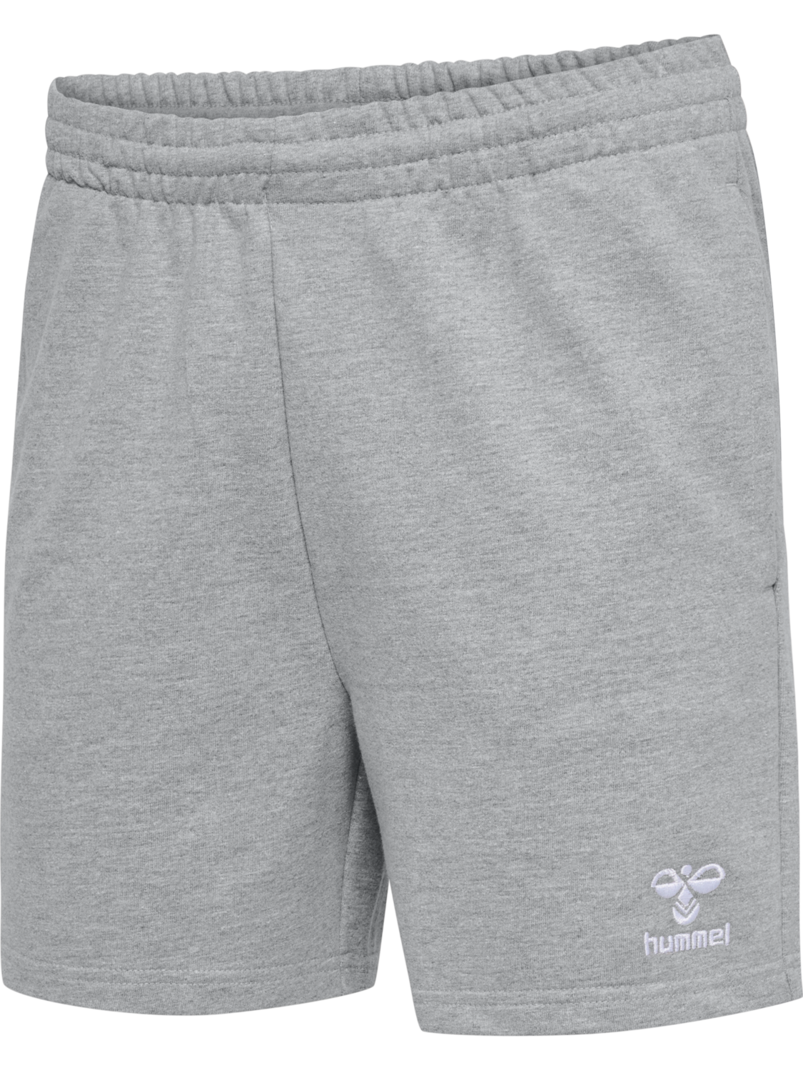 hmlGO 2.0 SWEATSHORTS WOMAN, GREY MELANGE, packshot