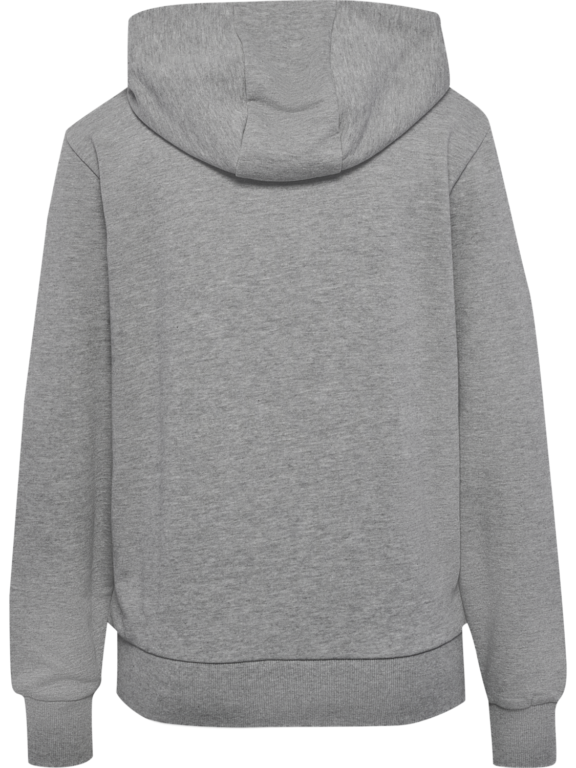 hmlPULSE W SWEAT HOODIE, GREY MELANGE, packshot