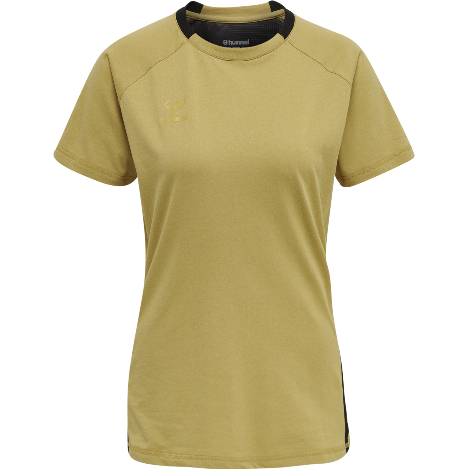 hmlCIMA XK T-SHIRT S/S WOMAN, ANTIQUE GOLD, packshot