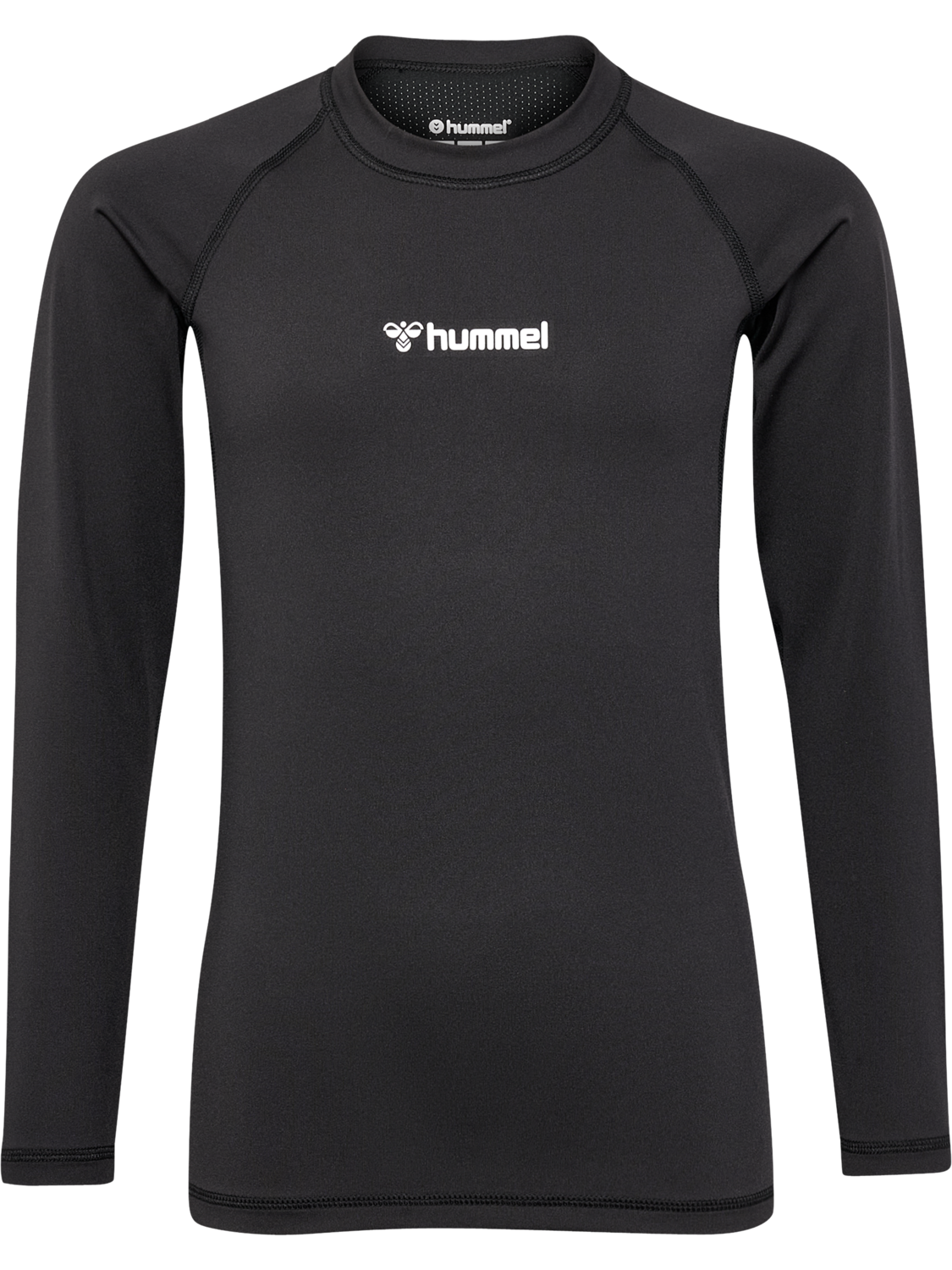 hmlBL PERFORMANCE TEE L/S KIDS, BLACK, packshot