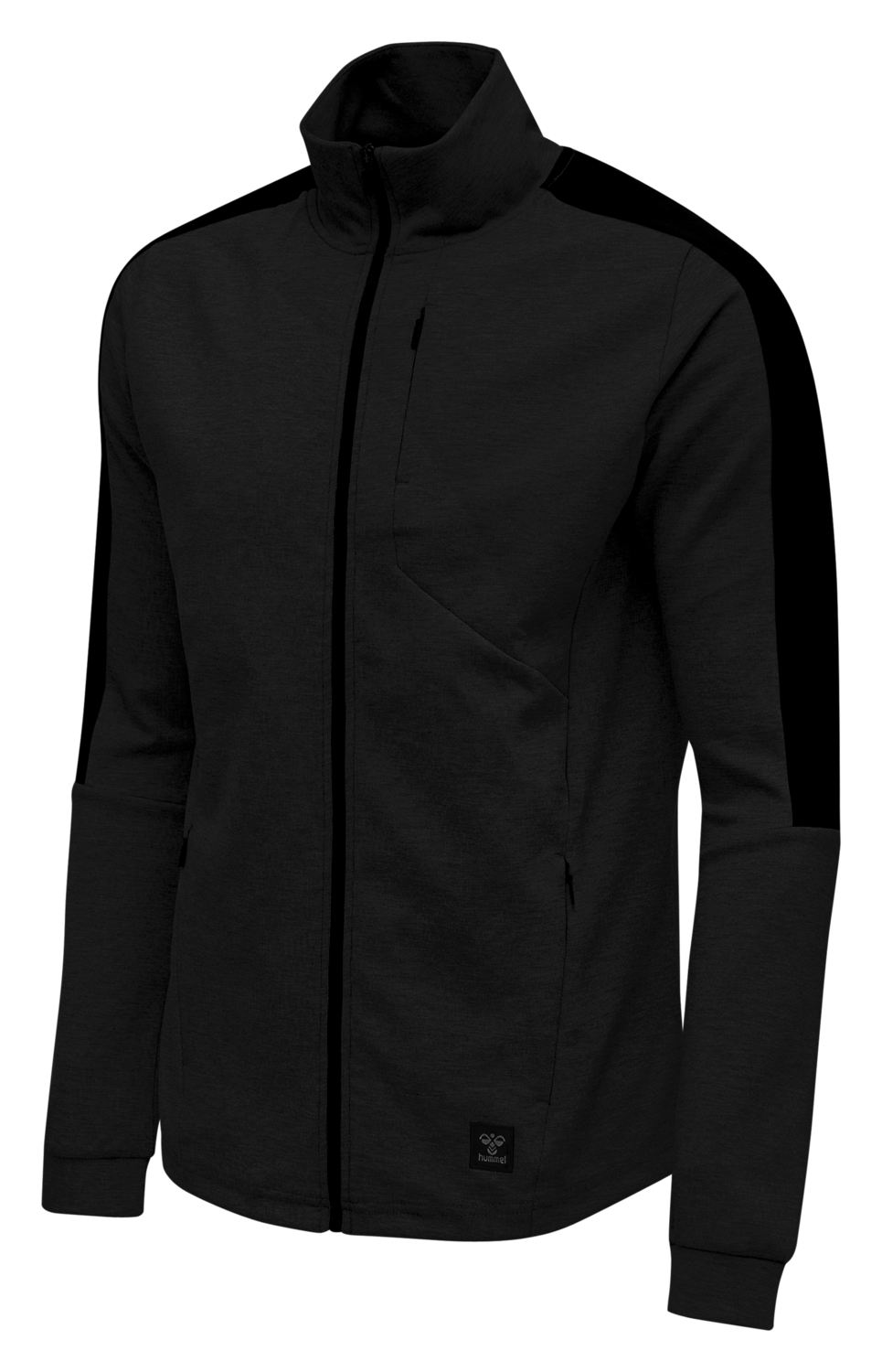 hmlTROPPER ZIP JACKET, BLACK, packshot