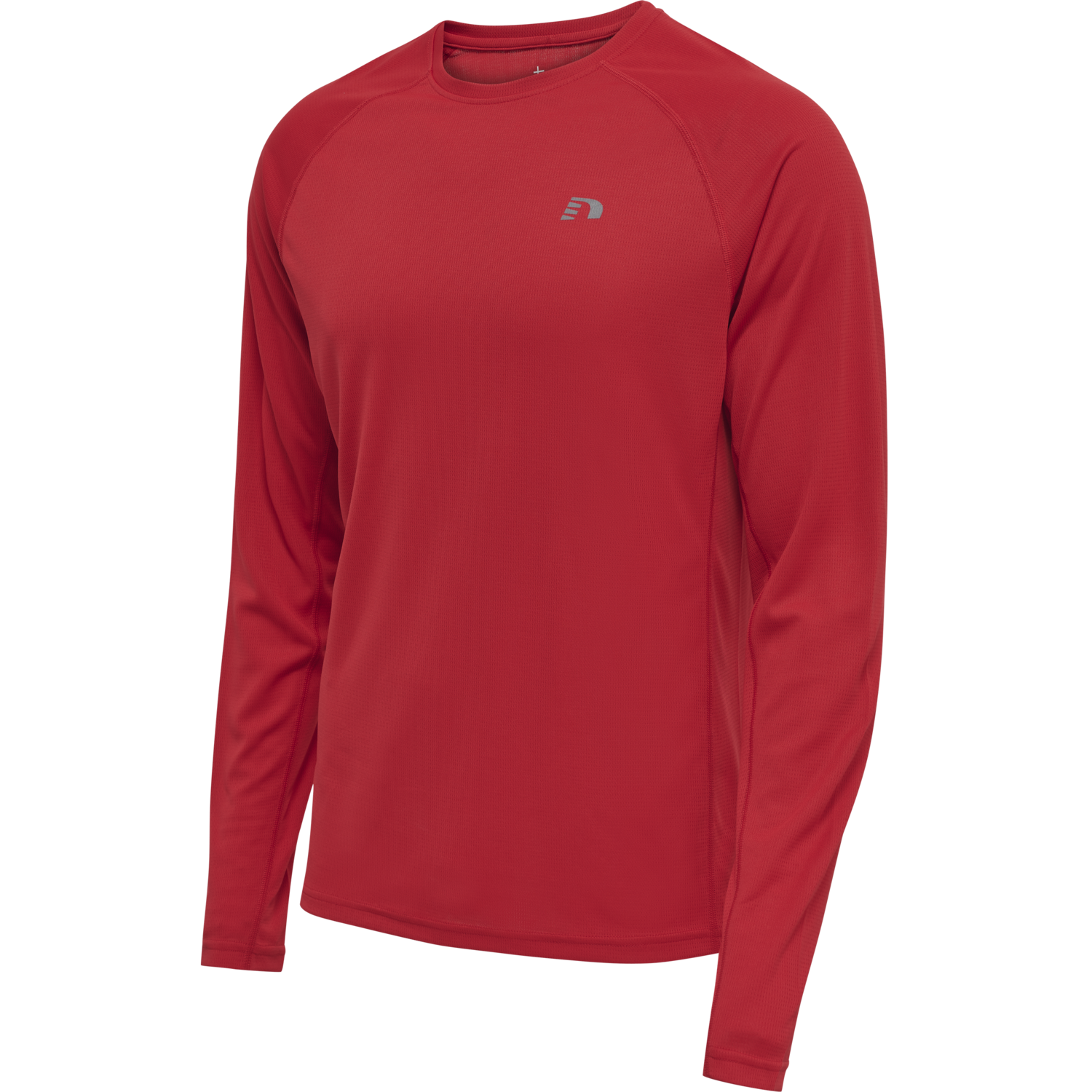 MEN CORE RUNNING T-SHIRT L/S, TANGO RED, packshot