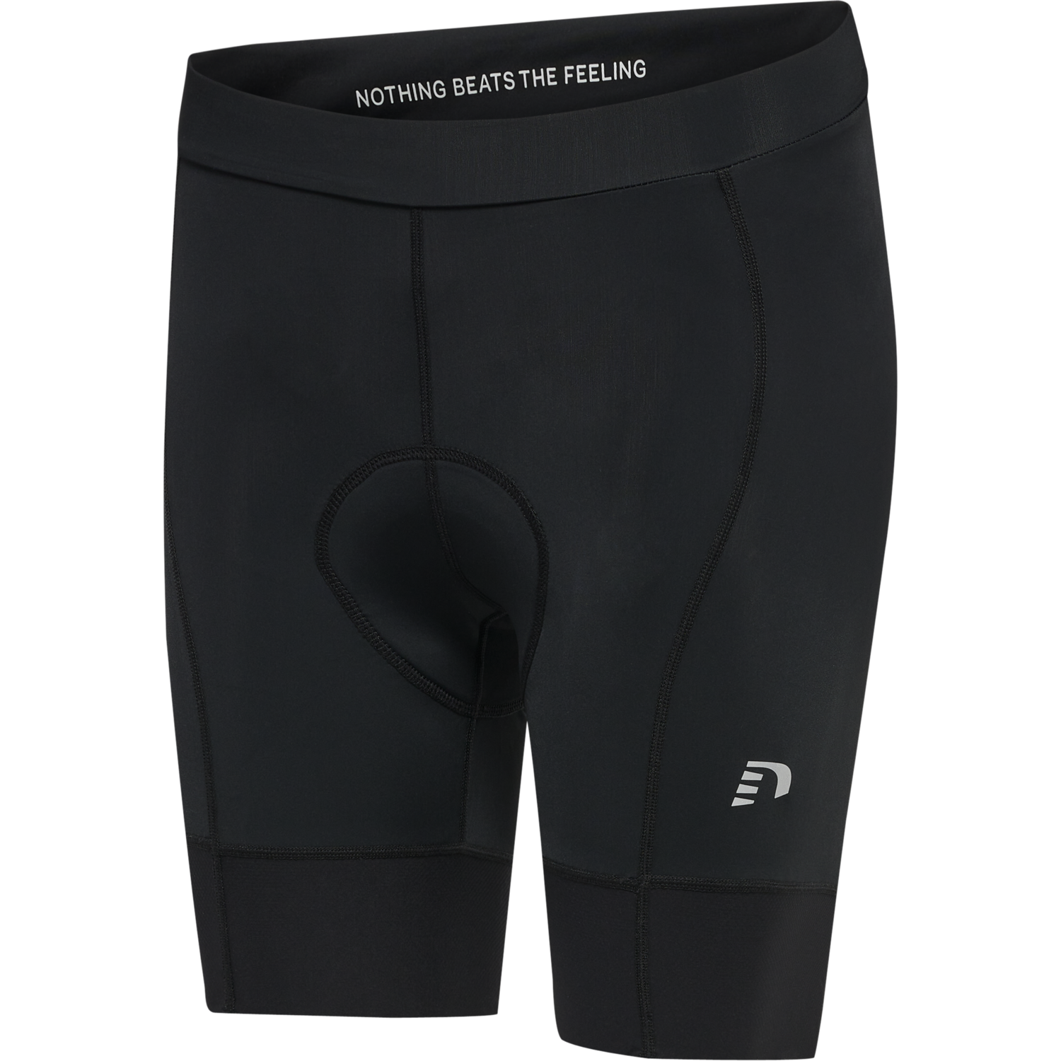WOMENS CORE BIKE PANEL SHORTS, BLACK, packshot
