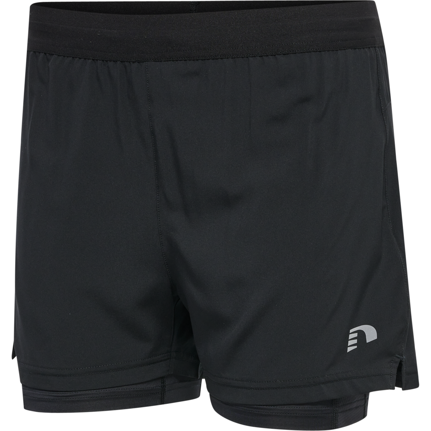 WOMEN'S CORE 2-IN-1 SHORTS, BLACK, packshot